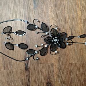 Custom flower jewelry set